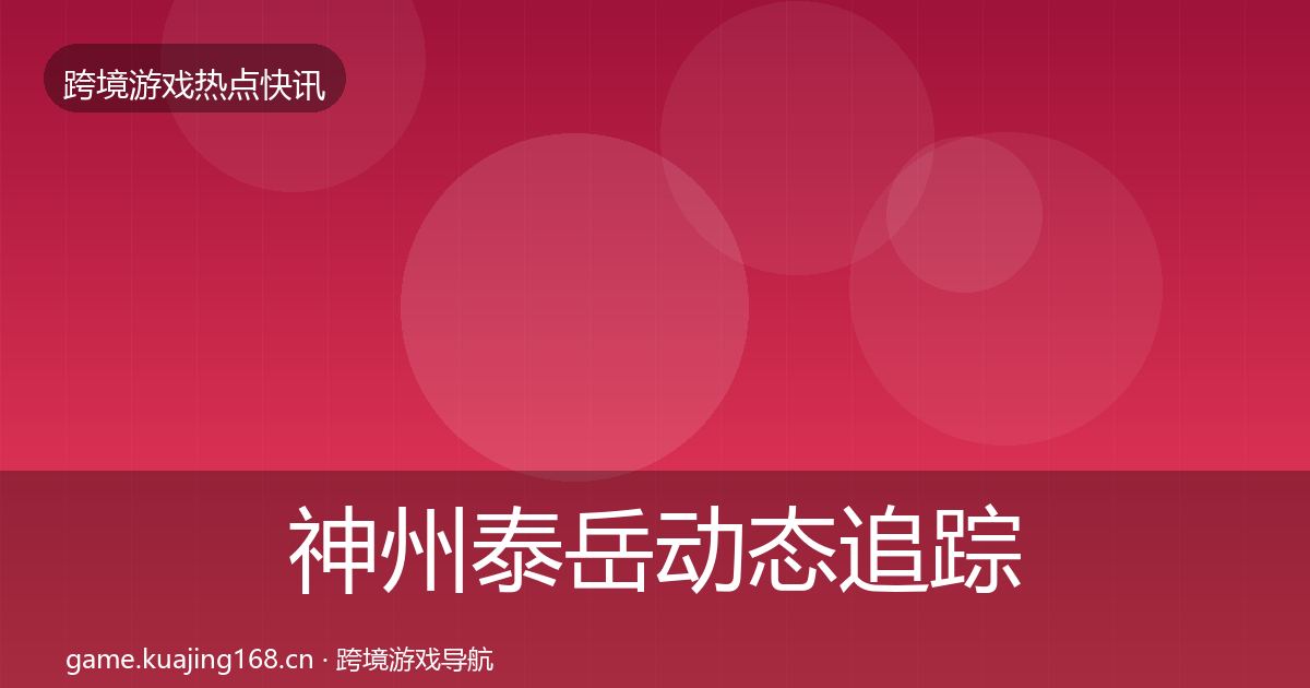 神州泰岳动态追踪实践指南·第2373篇