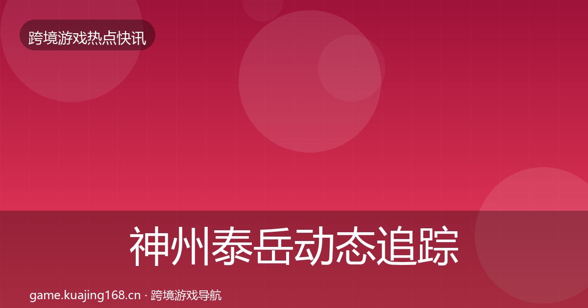 神州泰岳动态追踪实践指南
