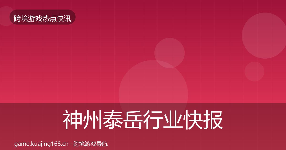 神州泰岳行业快报实践指南