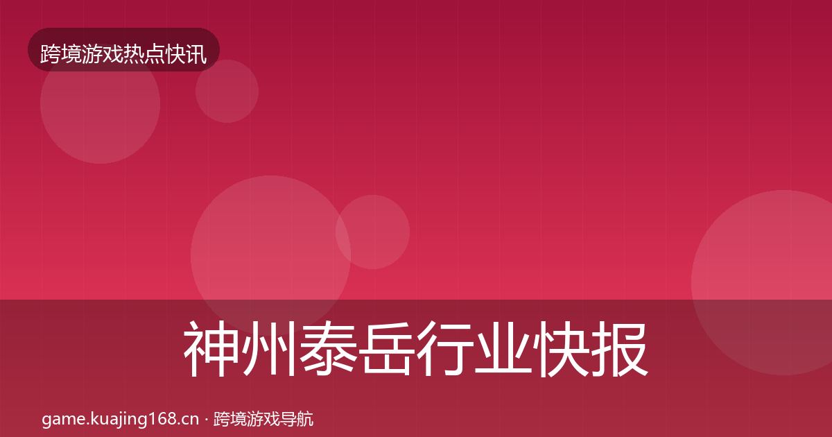 神州泰岳行业快报实践指南