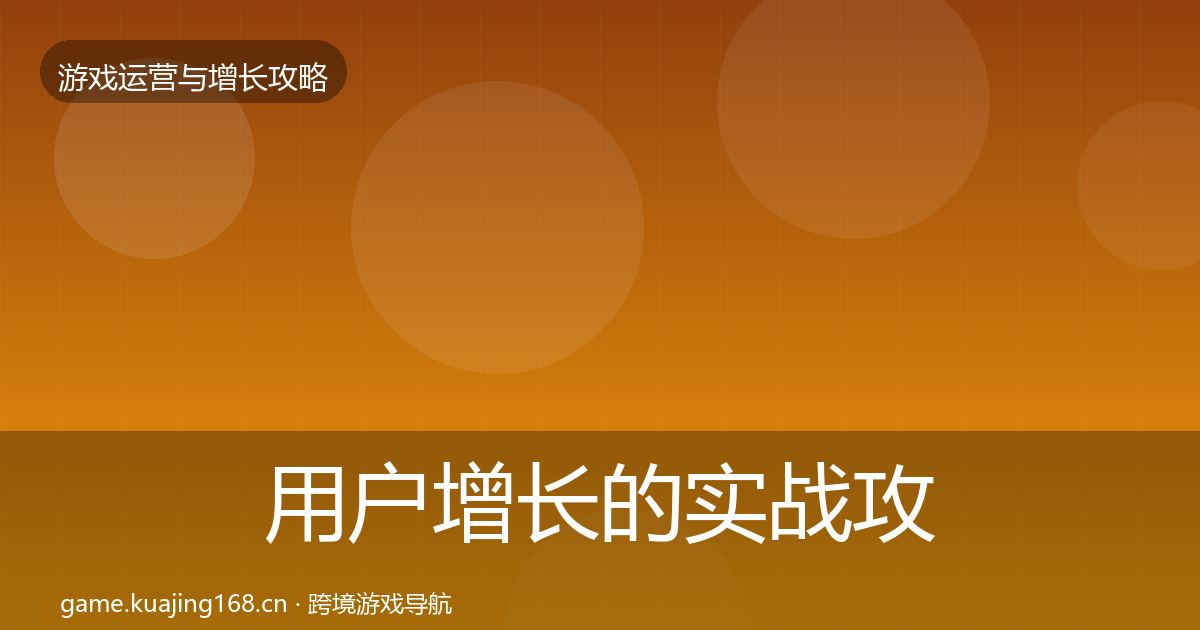 用户增长的实战攻略(官方)