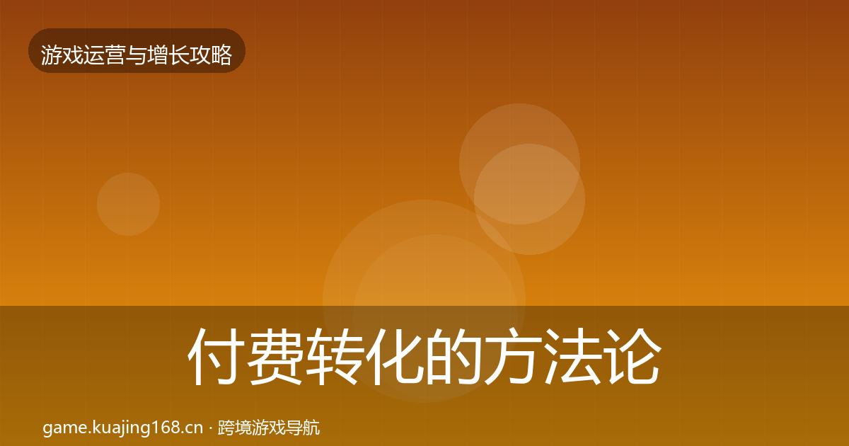 付费转化的方法论拆解（2027年）