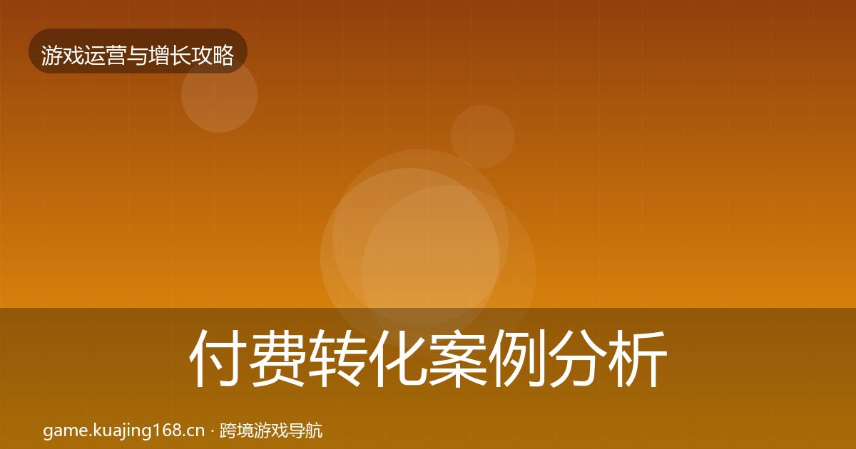 付费转化案例分析全指南：全面
