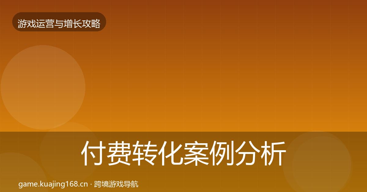 付费转化案例分析全指南:一线