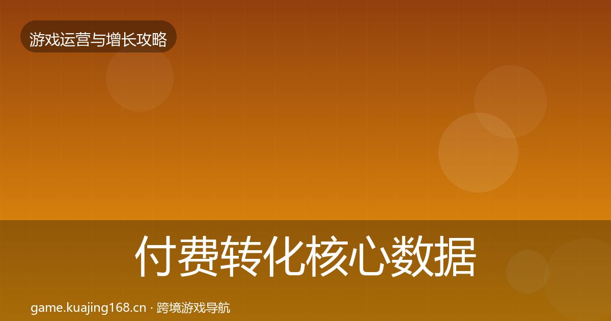 付费转化核心数据指标全指南：2027年