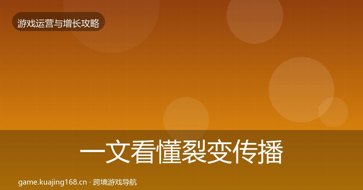 一文看懂裂变传播方法论拆解｜2026年