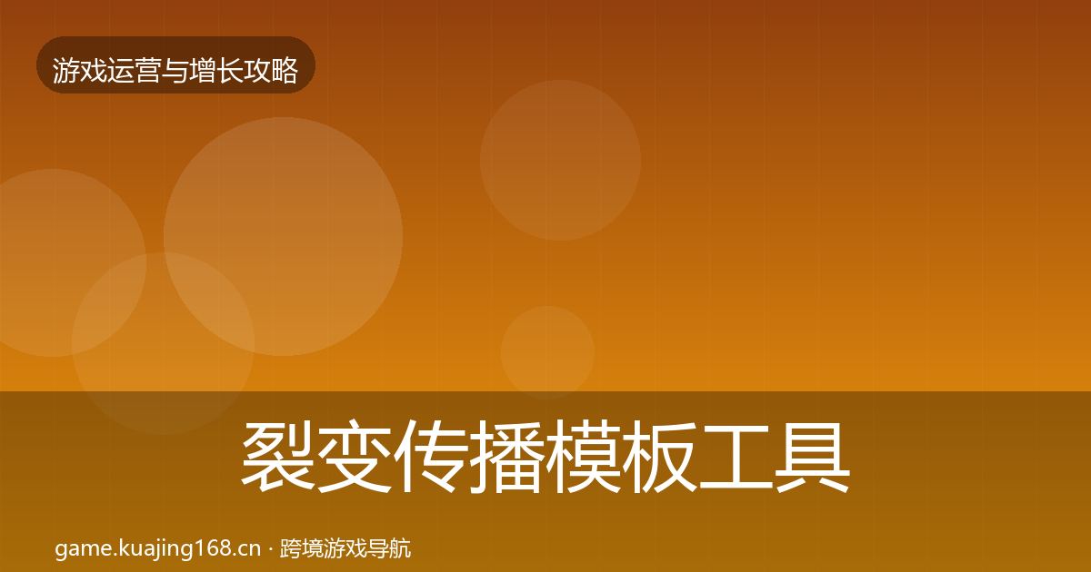 裂变传播模板工具全指南：2027年