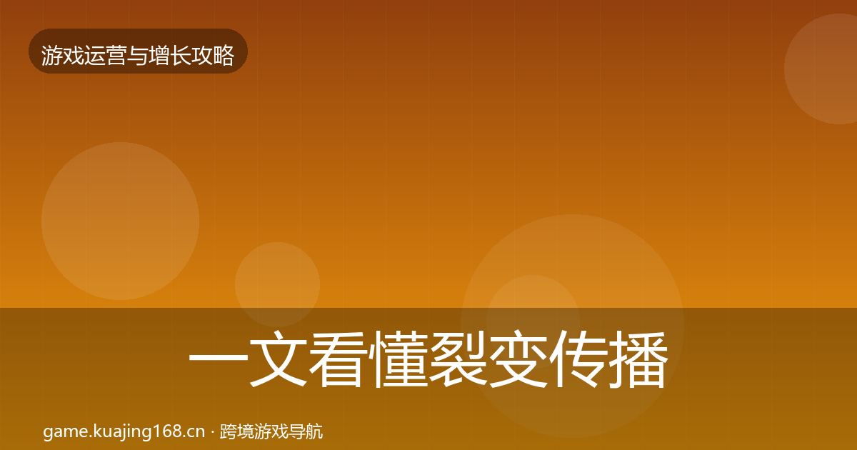 一文看懂裂变传播核心数据指标|2027年