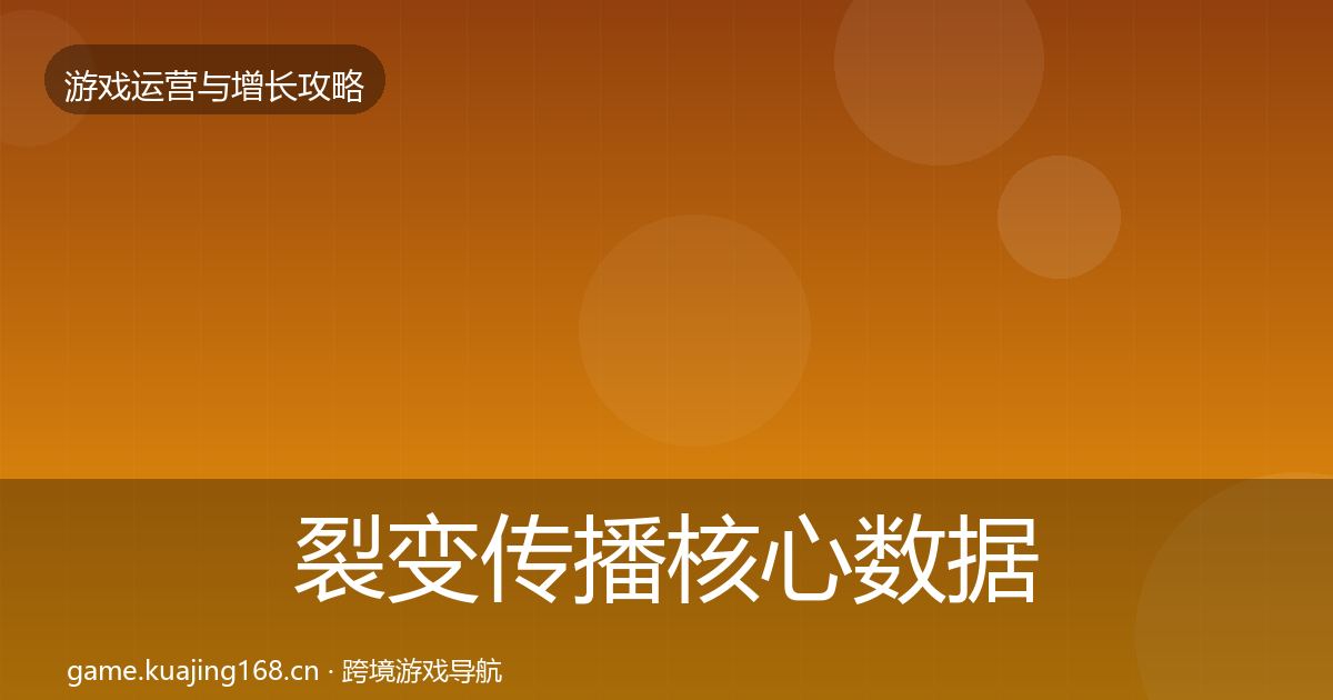 裂变传播核心数据指标全指南：2027年