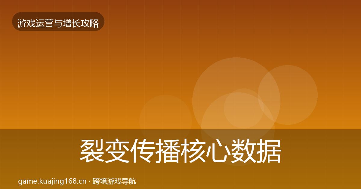 裂变传播核心数据指标全指南：全面
