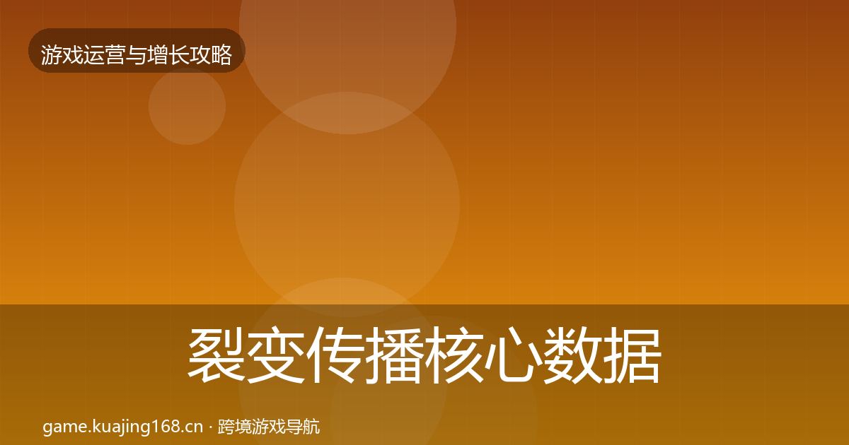 裂变传播核心数据指标全指南：实用