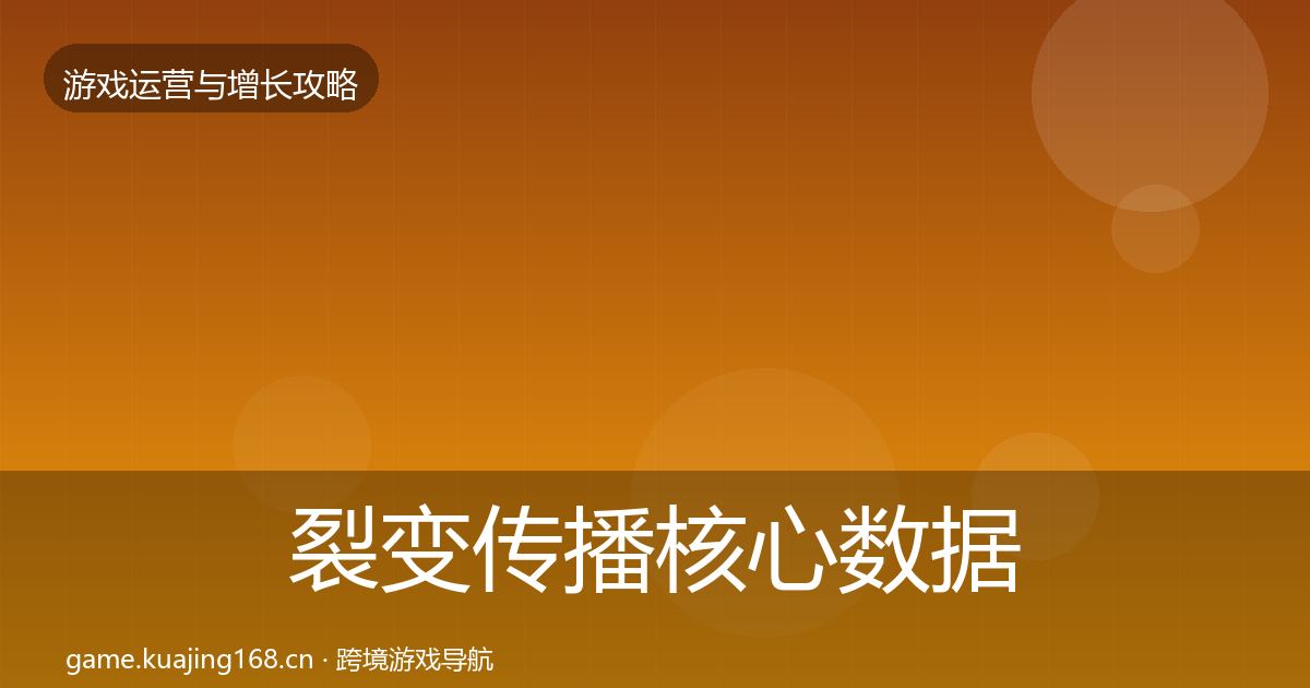 裂变传播核心数据指标全指南：官方