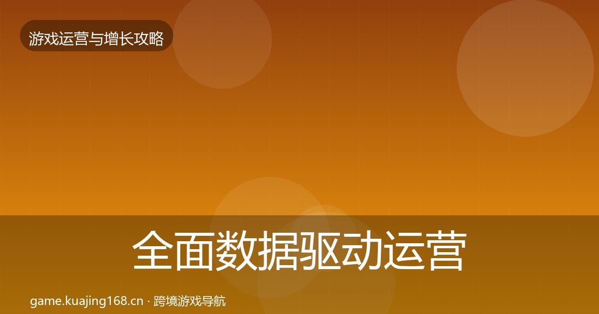 全面数据驱动运营实战攻略