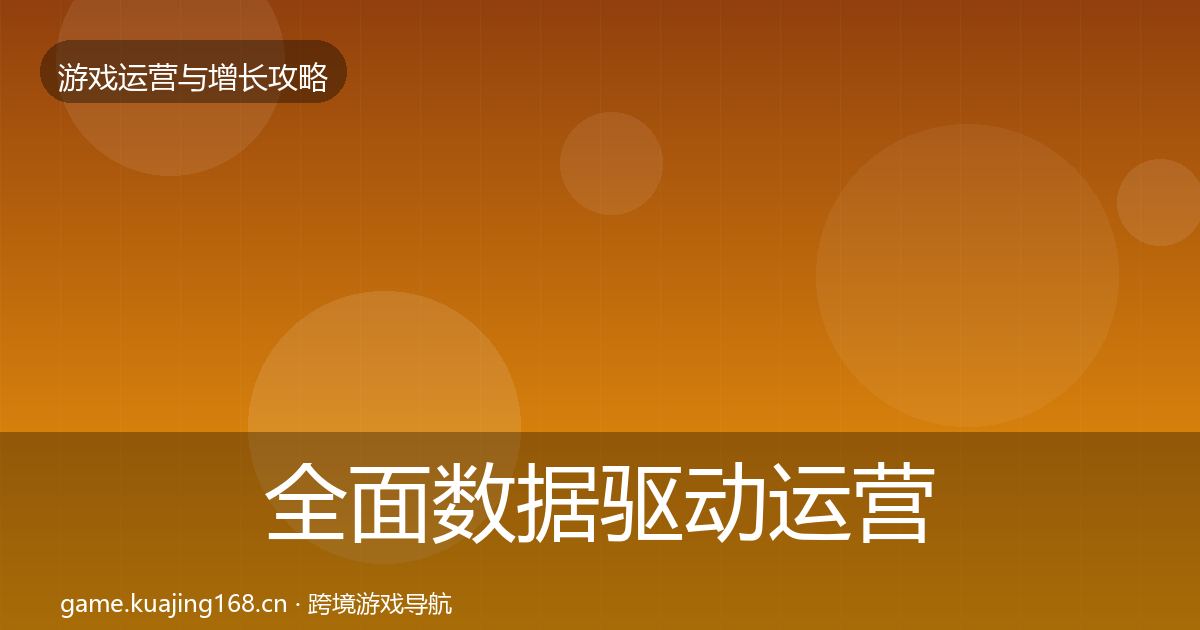 全面数据驱动运营案例分析