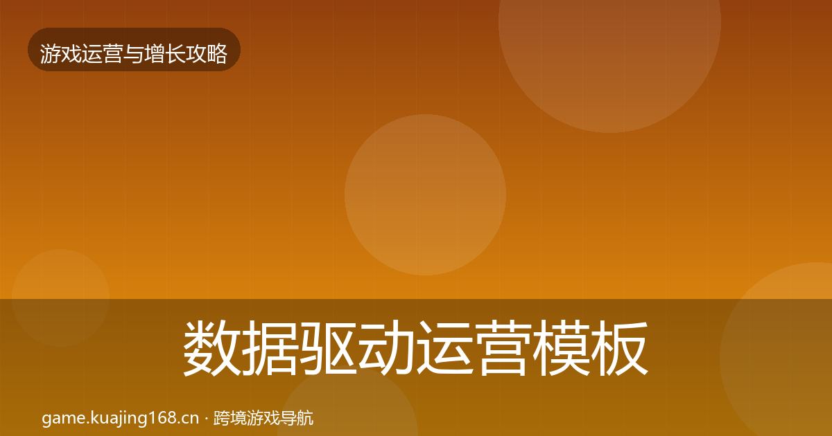 数据驱动运营模板工具全指南：2027年