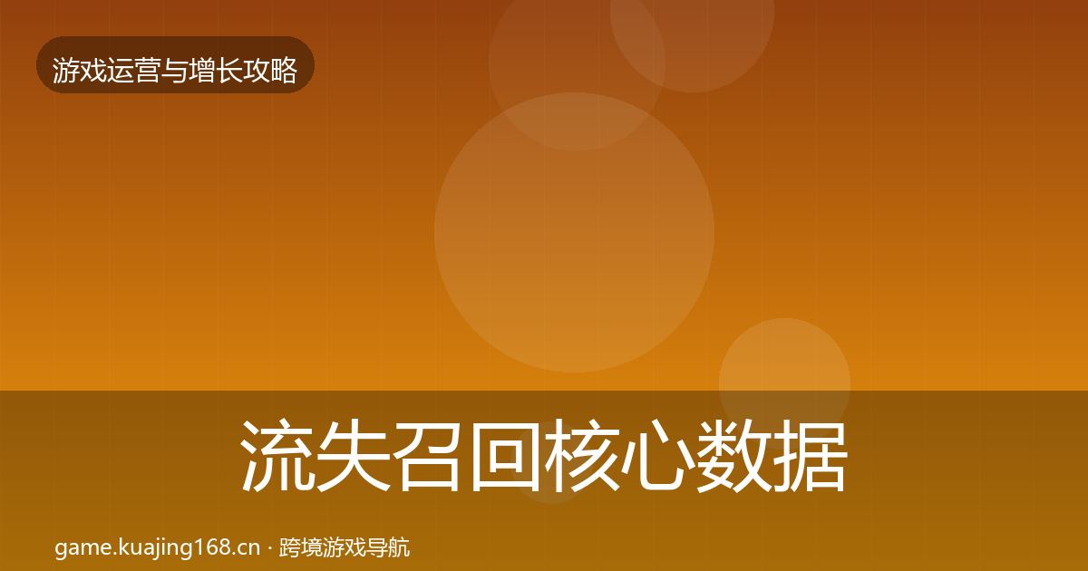 流失召回核心数据指标全指南：2027年