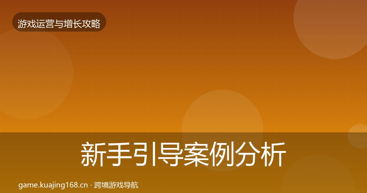 新手引导案例分析全指南：最新