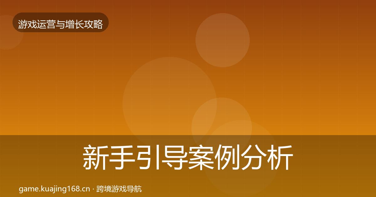 新手引导案例分析全指南：全面