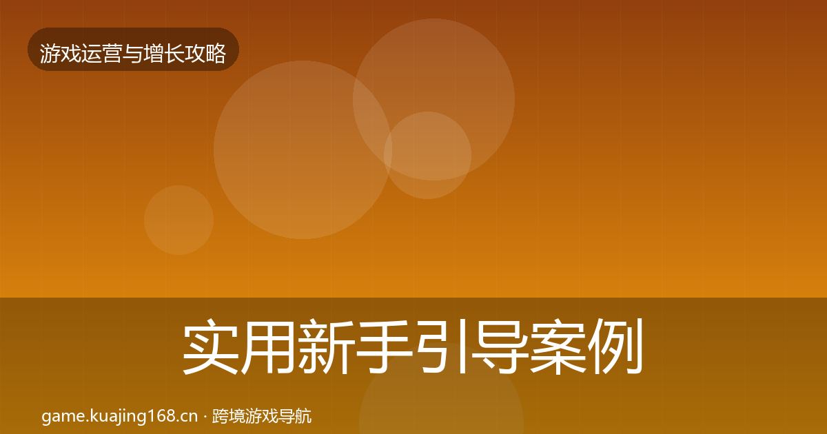 实用新手引导案例分析