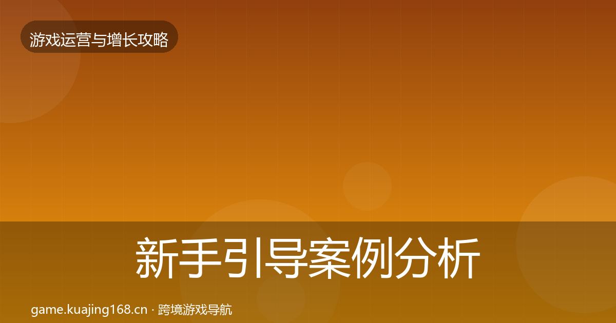 新手引导案例分析全指南：实用