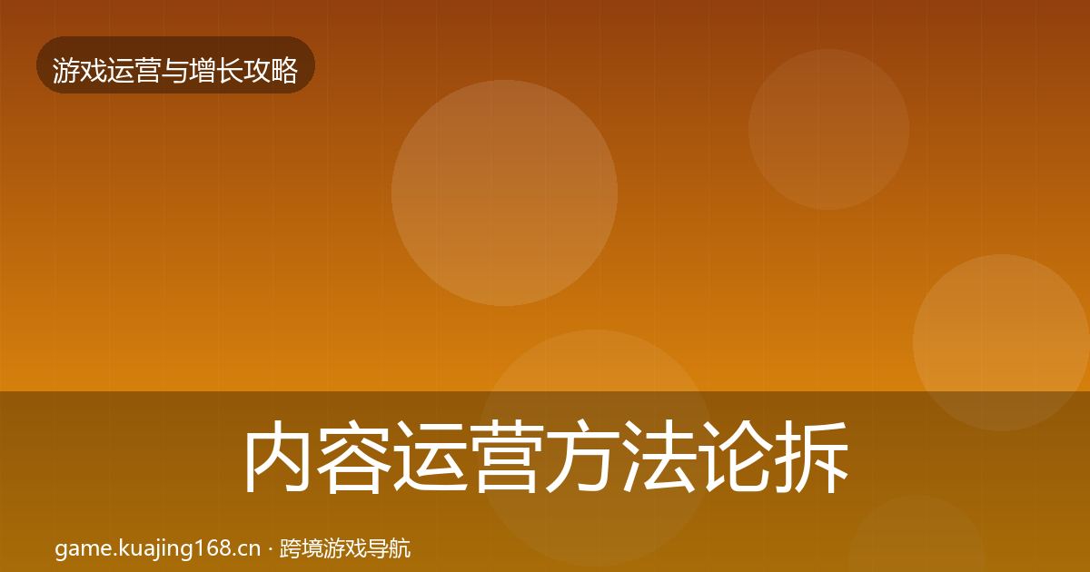 内容运营方法论拆解全指南:2027年