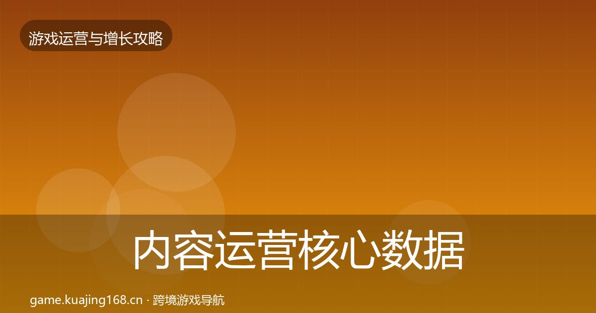 内容运营核心数据指标全指南：最新