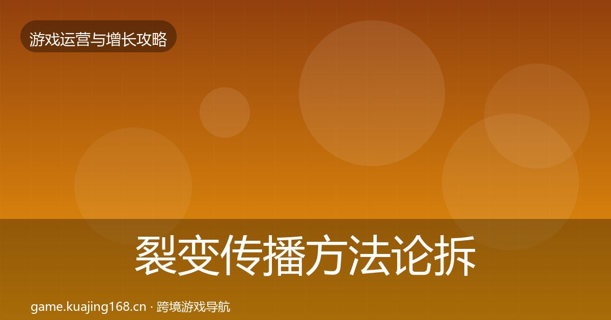 裂变传播方法论拆解入门到进阶·第7篇