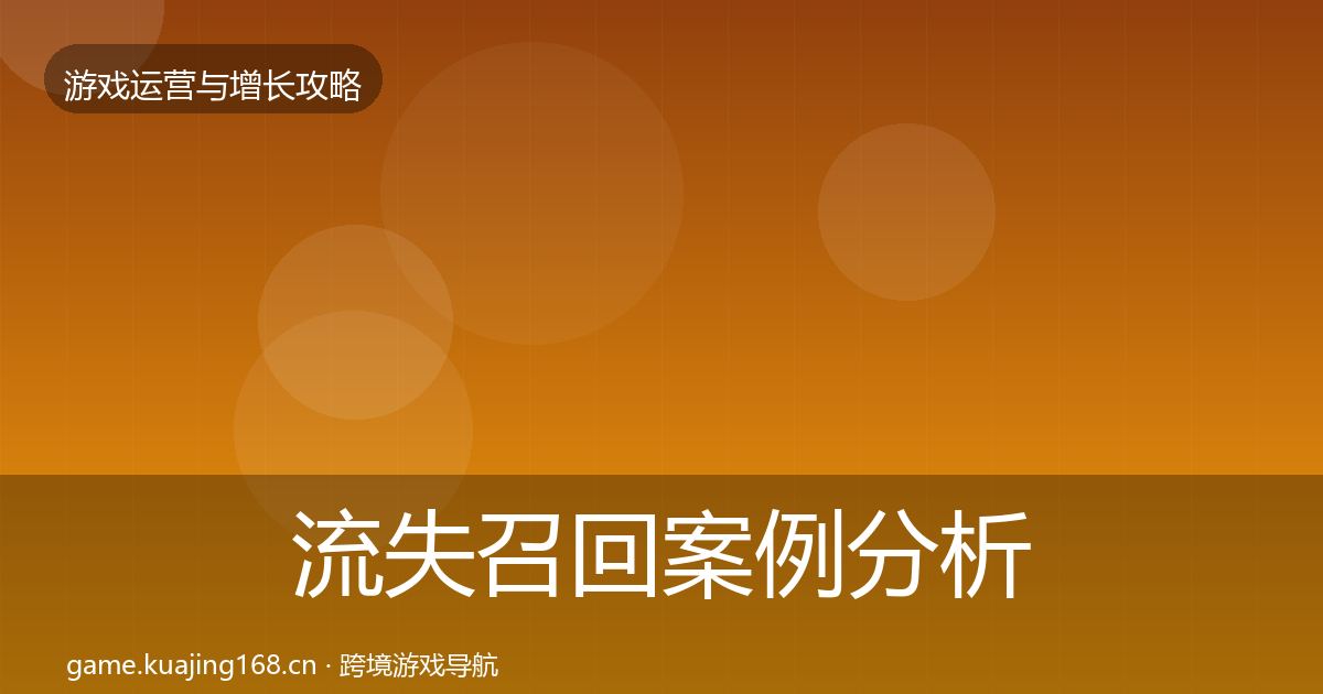 流失召回案例分析要点梳理·第53篇