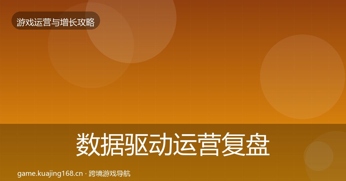 数据驱动运营复盘总结实践指南·第68篇
