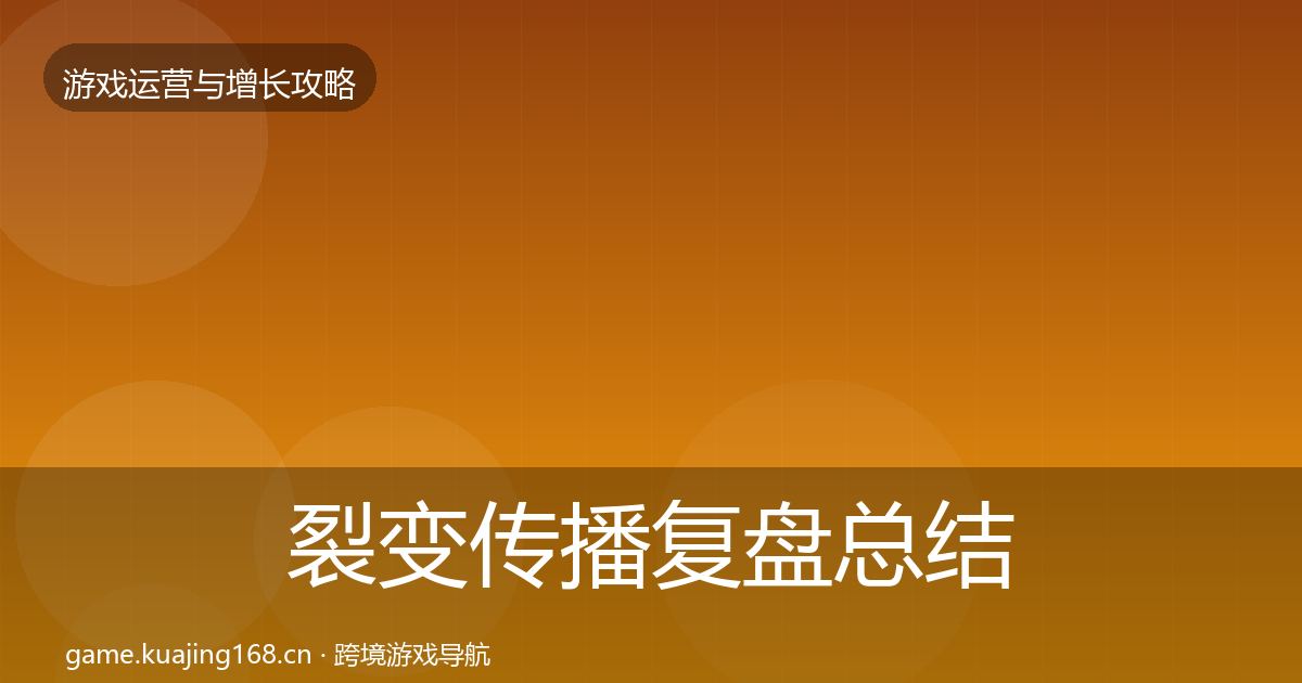 裂变传播模板工具入门到进阶·第272篇