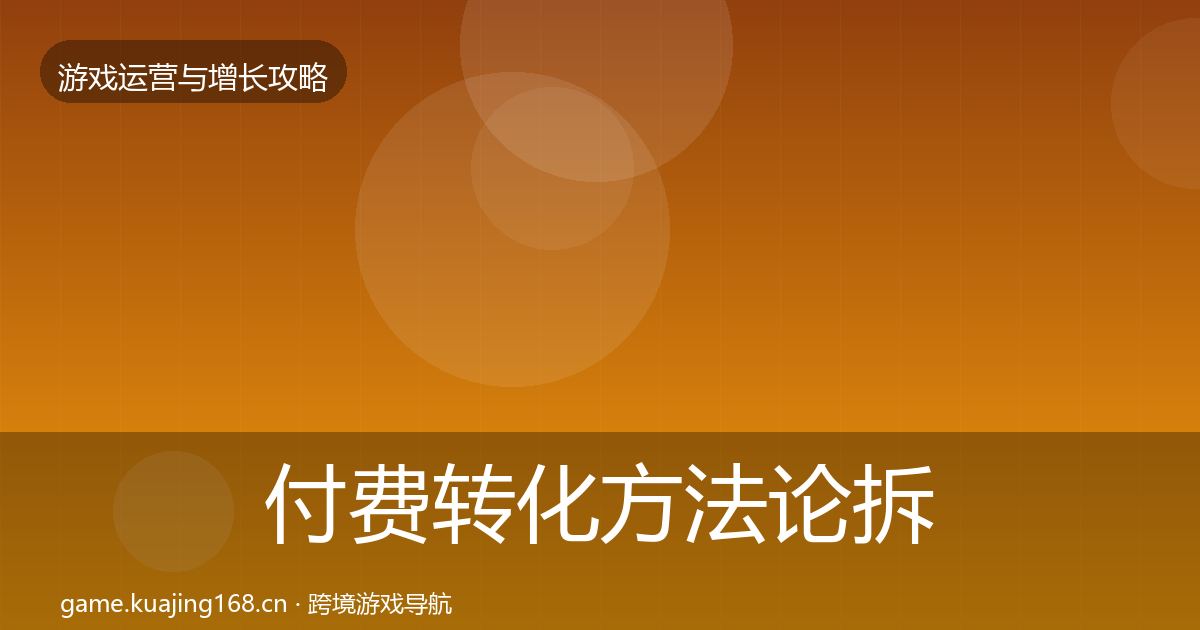 付费转化案例分析要点梳理·第291篇