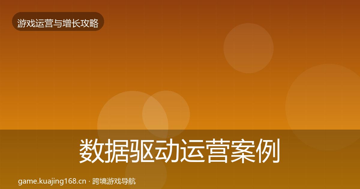 数据驱动运营案例分析实践指南·第333篇