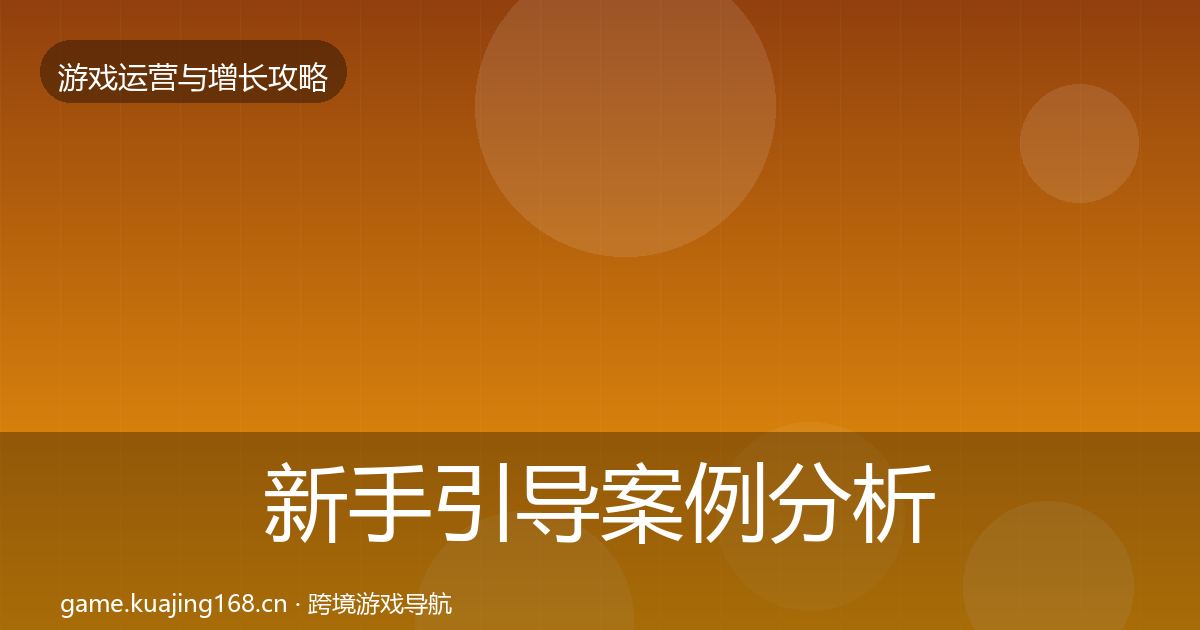新手引导案例分析入门到进阶·第333篇