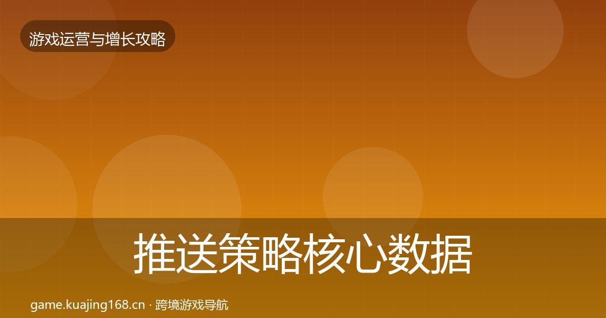 推送策略核心数据指标入门到进阶·第359篇