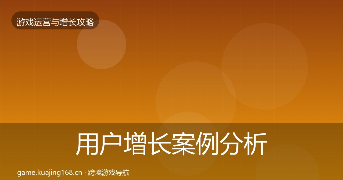 用户增长案例分析全攻略·第371篇