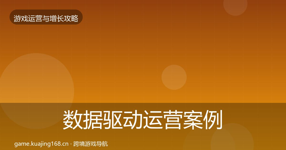 数据驱动运营案例分析实践指南·第373篇