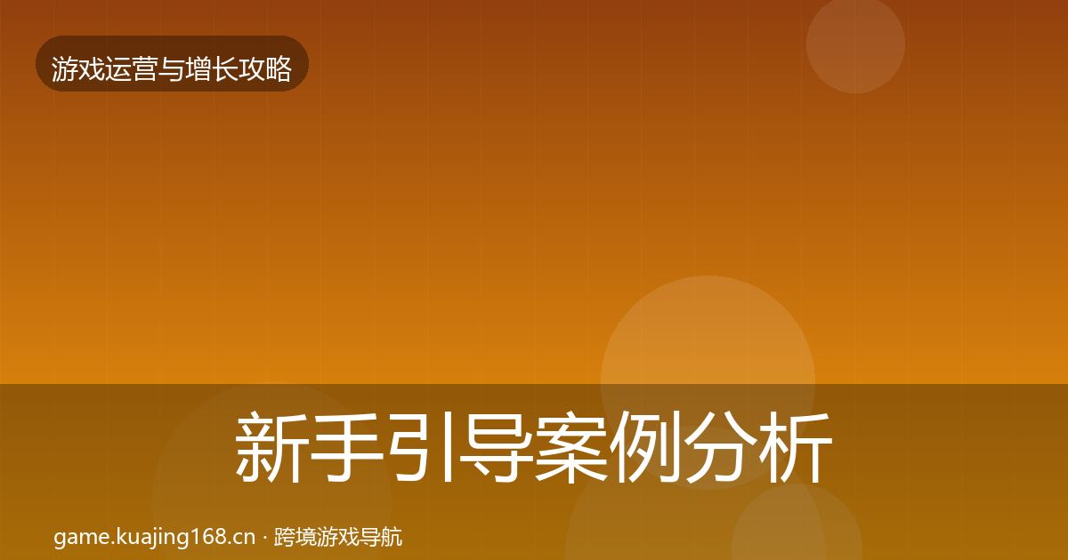 新手引导案例分析入门到进阶·第373篇