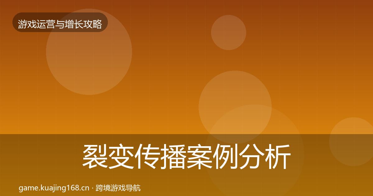 裂变传播案例分析入门到进阶·第412篇