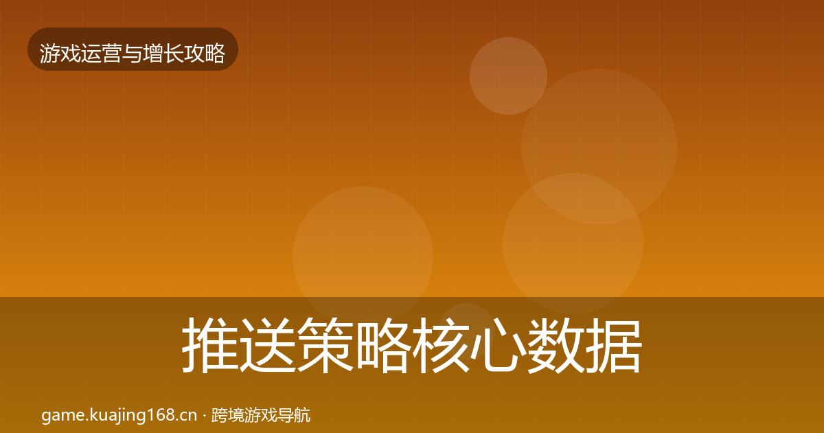 推送策略核心数据指标入门到进阶·第439篇