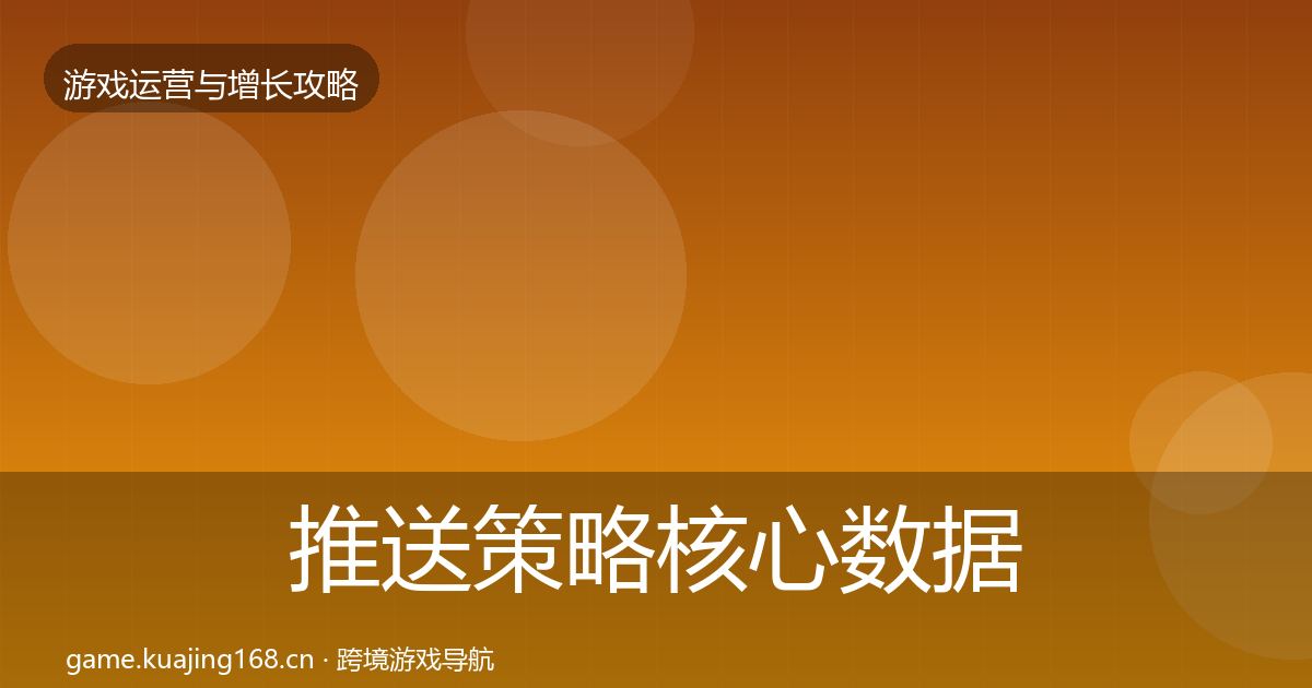 推送策略核心数据指标入门到进阶·第599篇