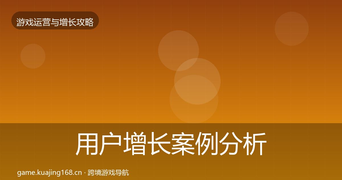 用户增长案例分析全攻略·第651篇