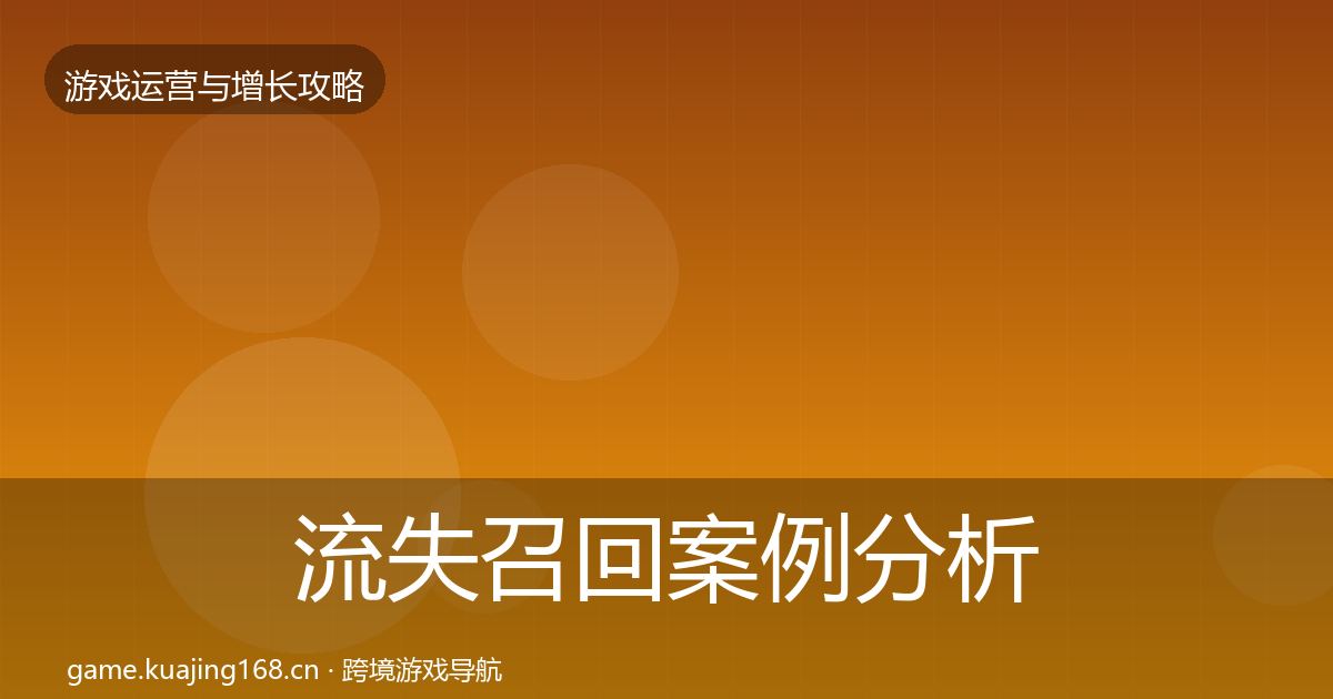流失召回案例分析要点梳理·第653篇
