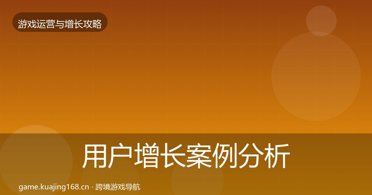 用户增长案例分析全攻略·第691篇
