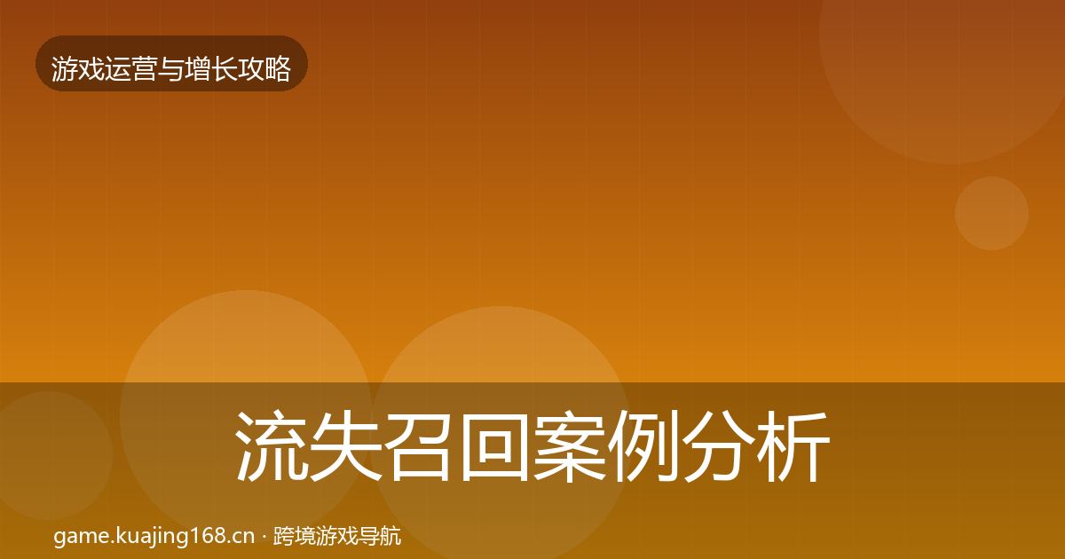 流失召回案例分析要点梳理·第693篇