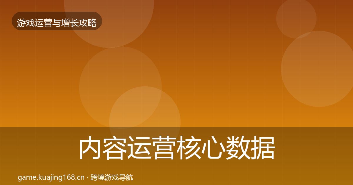内容运营核心数据指标实践指南·第719篇