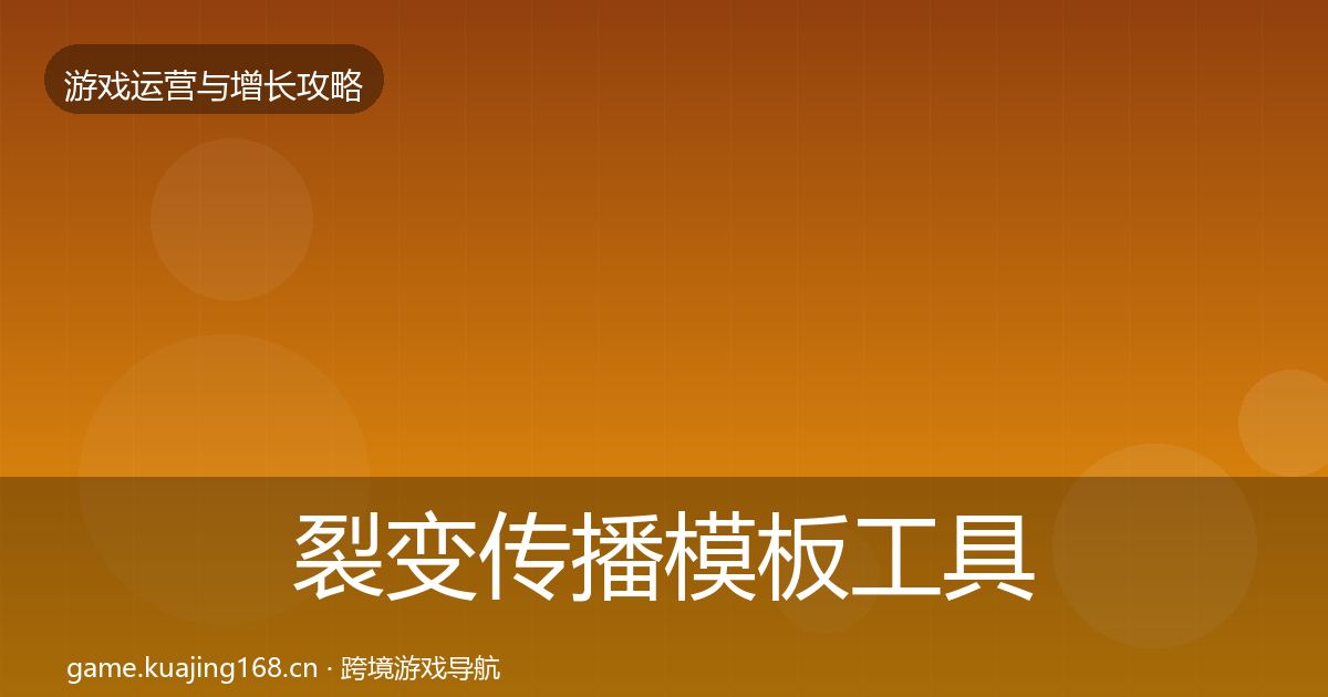 裂变传播模板工具入门到进阶·第752篇