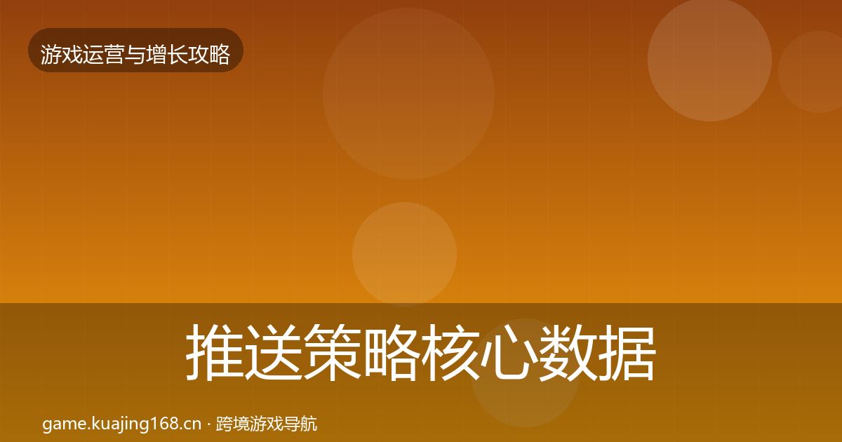 推送策略核心数据指标入门到进阶·第759篇
