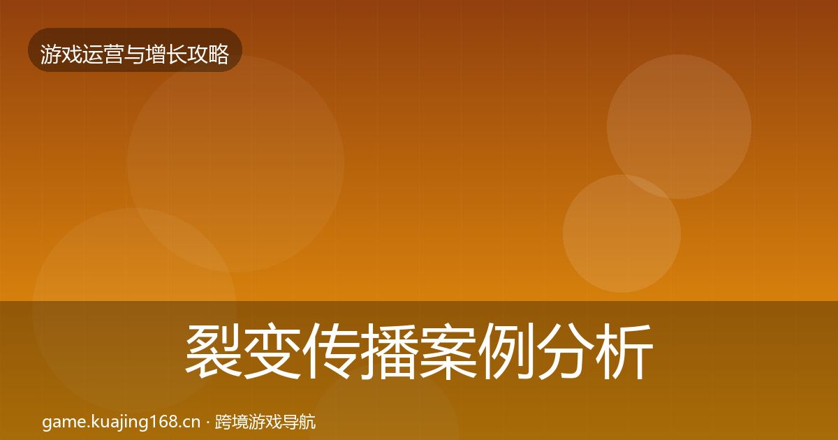 裂变传播案例分析入门到进阶·第772篇
