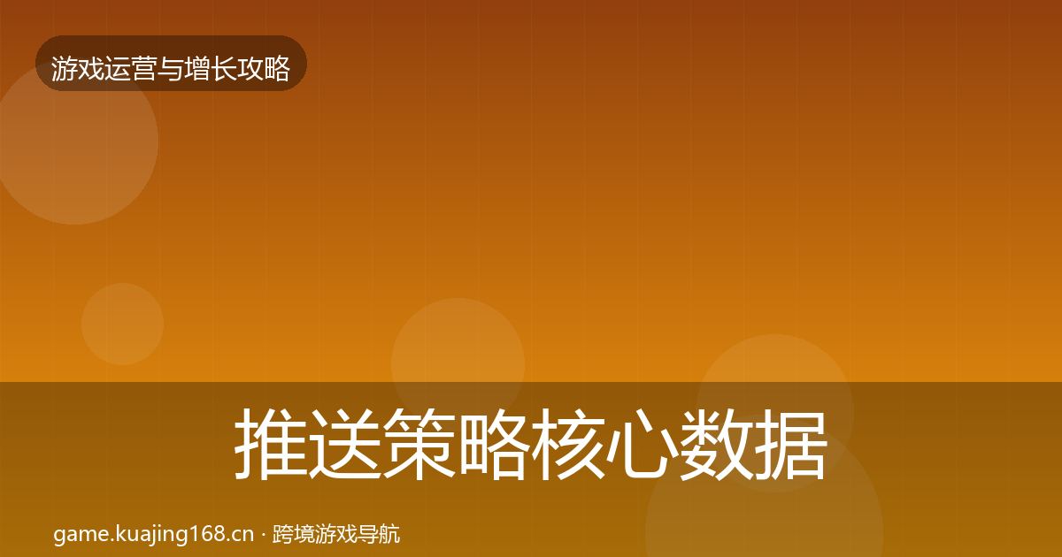 推送策略核心数据指标入门到进阶·第799篇