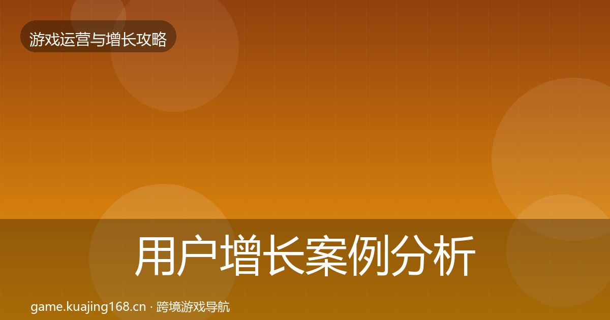 用户增长案例分析全攻略·第851篇